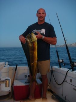 Robby caught a nice sailfish, and we caught a few dorado, and one wahoo. 
