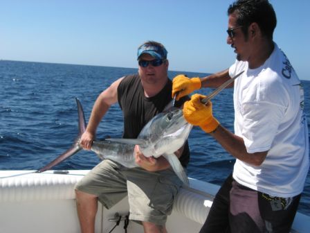Hector told me if I had caught it during the Bisbee event it would have been worth $30,000. I knew it was a nice fish when Hector himself took photos of it and another captain came over and was remarking about how large it was.