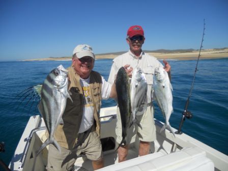 Another great trip to Cabo!! Caught lot’s of Roosterfish and Tuna! Thanks for the great service on my 8th Birthday trip with 10 Amigos. I’ll ask everyone in the group to send photos to you to post on your web site! Once again Thanks for the personal service you have given to me!!! Your friend Neal Vxxxxx