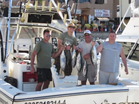 Another great trip to Cabo!! Caught lot’s of Roosterfish and Tuna! Thanks for the great service on my 8th Birthday trip with 10 Amigos. I’ll ask everyone in the group to send photos to you to post on your web site! Once again Thanks for the personal service you have given to me!!! Your friend Neal Vxxxxx