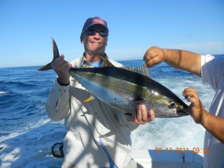 Once again we had a successful trip. That is the biggest Marlin Reyado I’ve ever caught. A special thanks to Pancho (the mate on the first day and captain on the second) he was not going to allow us to miss any opportunity. Thanks again for all your help.