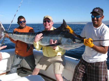 Once again we had a successful trip. That is the biggest Marlin Reyado I’ve ever caught. A special thanks to Pancho (the mate on the first day and captain on the second) he was not going to allow us to miss any opportunity. Thanks again for all your help.