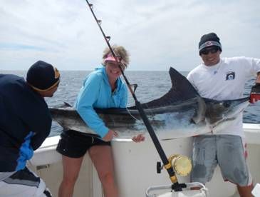 “Scarlett and her Marlin”