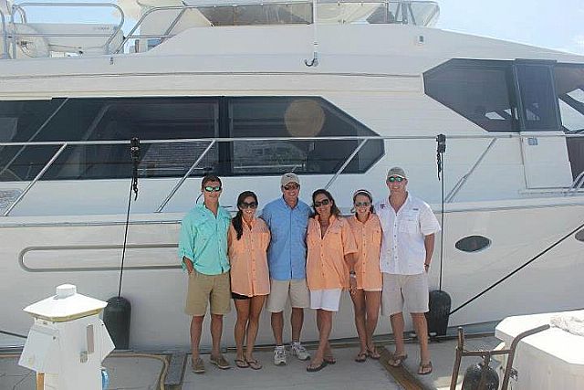 Dr. Andy Mack and his group of VIP Guests fished with us on July 24th aboard 68′ PEGASUS.