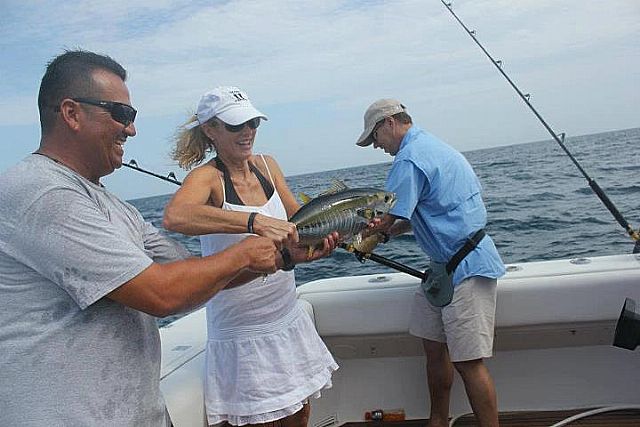 Dr. Andy Mack and his group of VIP Guests fished with us on July 24th aboard 68′ PEGASUS.