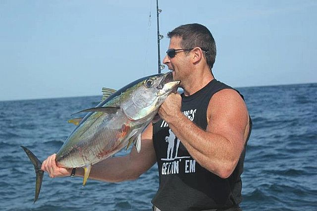 Dr. Andy Mack and his group of VIP Guests fished with us on July 24th aboard 68′ PEGASUS.