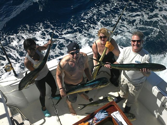 Caught aboard our 45′ Custom