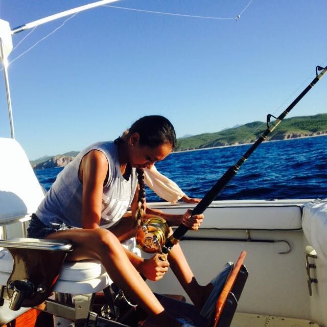 Go TERE JEACHE .. her first Dorado!