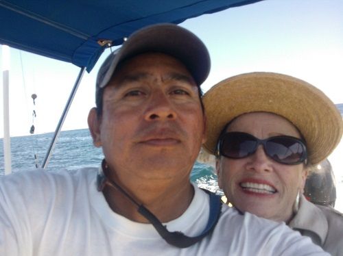 VIP Guest Shirley Rauter from Altadena, California visiting aboard the Princess Cruise fished with Capt Justo on Thurs Oct 23rd – 2 Dorado!