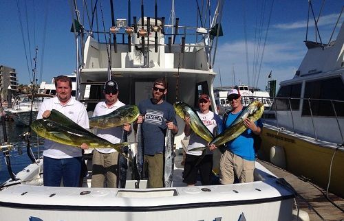 Led by VIP Guest Lance Goraczkowski (Moen) a fantastic fun group of other VIP Guests (Peterson Plumbing) from Utah and Colorado spent the weekend in Cabo fishing with us aboard our 33′ blackfin Combi and 38′ Stellican