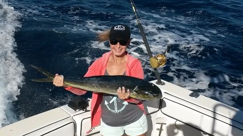 VIP Guests the Brookings Party fished aboard our 45′ Custom and sent these fun photos!