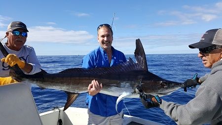 Troy Ishler and Tim Ishler fished on December 16, 2015 with Capt Robert on our 34′