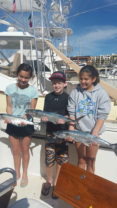 Fishing today – Feb 15, 2016 – with Capt Casey on 45′ Custom.