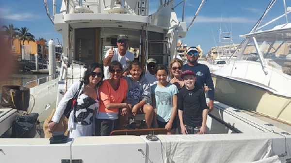 Fishing today – Feb 15, 2016 – with Capt Casey on 45′ Custom.