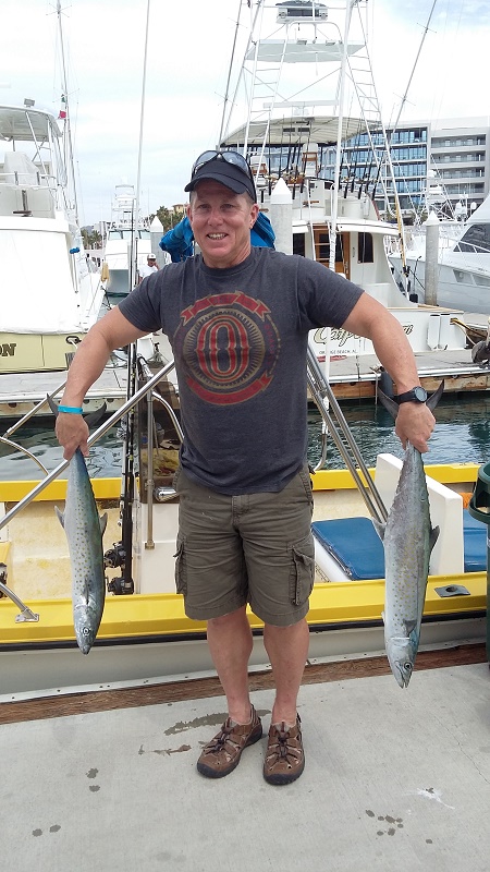 Here’s a photo from Capt Justo who today welcomed aboard Return VIP Guest Alumni Scott Proctor from ?#?spokane? ?#?Washington? – on a break from deployment spending a week in Cabo with his lovely wife Robyn. God Bless and Thank You for your service Scott.