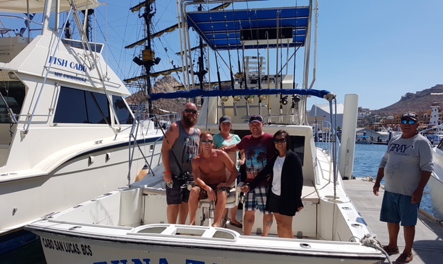 Happy to Welcome back Alumni VIP Guests Ryan and Myrna Obregon and Jeremy Montalvo, Chris Smith, Barbara Thorne from Las Vegas, NV – they fished today (June 18 2016) with Capt Roberto 34′ Owens