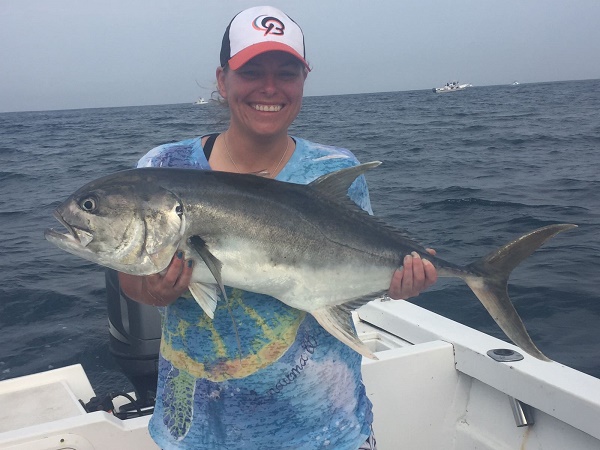 VIP guests holding Fish