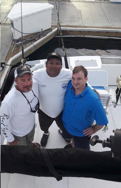 Father and Son Danny Sr and Danny Jr Bellavigna With Capt Victor