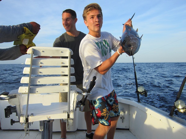 Visiting from Sunland, California, VIP Guests John & Christine Eldred, Madeleine Eldred, Ryan Eldred and Dillon Waidyatilleka fished with Capt Victor on July 17th and these photos tell the REEL REAL Story!￼