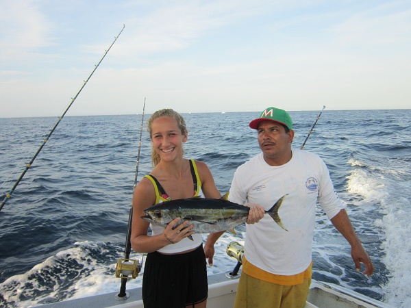 Visiting from Sunland, California, VIP Guests John & Christine Eldred, Madeleine Eldred, Ryan Eldred and Dillon Waidyatilleka fished with Capt Victor on July 17th and these photos tell the REEL REAL Story!￼