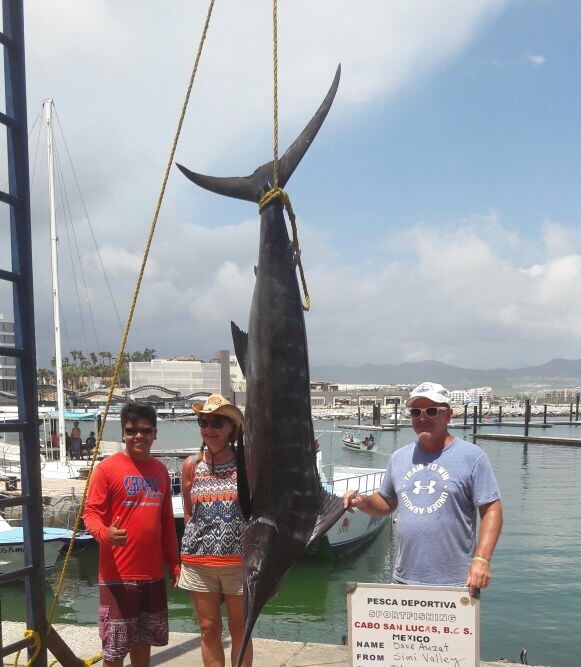 VIP Guests Dave & Karen Auzat visiting from Simi Valley, California fished Sept 5 2017 with Capt Jose 28′ Cruiser #1 Bilingo￼