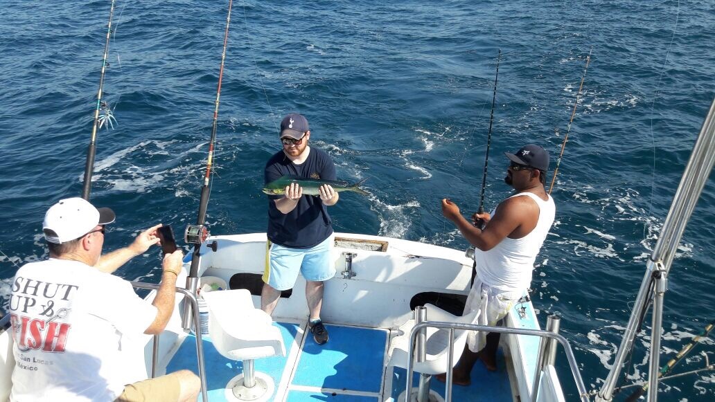 VIP Guests visiting from Watauga, TexasKirk Robinson, Chase Robinson and Robert Bowker fished today Sept 11 2017 with Capt Jose and loaded up on 