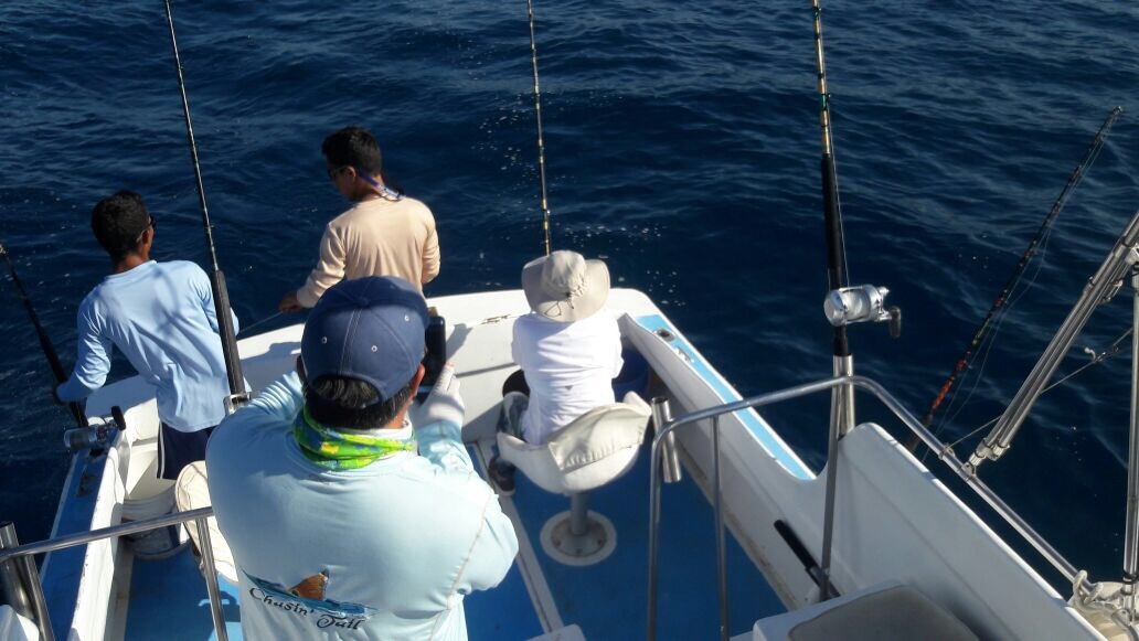 Visiting from Mission TexasVIP Guests Tino & Diana Ramos fished Oct 18/20 2017 w/Capt Jose 28′ Cruiser