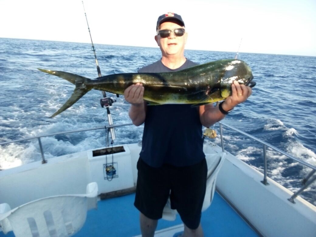 Visiting from Centennial, Colorado VIP Guest Steve Nixon fishing with JoseJuan and Josue