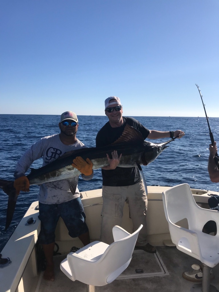 Visiting from Manhattan Beach, California Jeremy Saul and Kevin Bidenkamp had a #FABULOUS day today Sunday November 19 2017 with Capt Juan