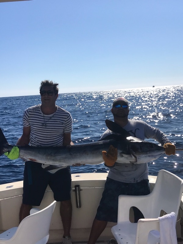 Visiting from Manhattan Beach, California Jeremy Saul and Kevin Bidenkamp had a #FABULOUS day today Sunday November 19 2017 with Capt Juan