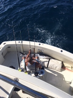 Visiting from San Antonio, Texas rekindling the love they have for each other VIP Guests Jeremy & Amy Johnson had a pretty amazing day today Nov 24 2017 with Capt Gil at the helm