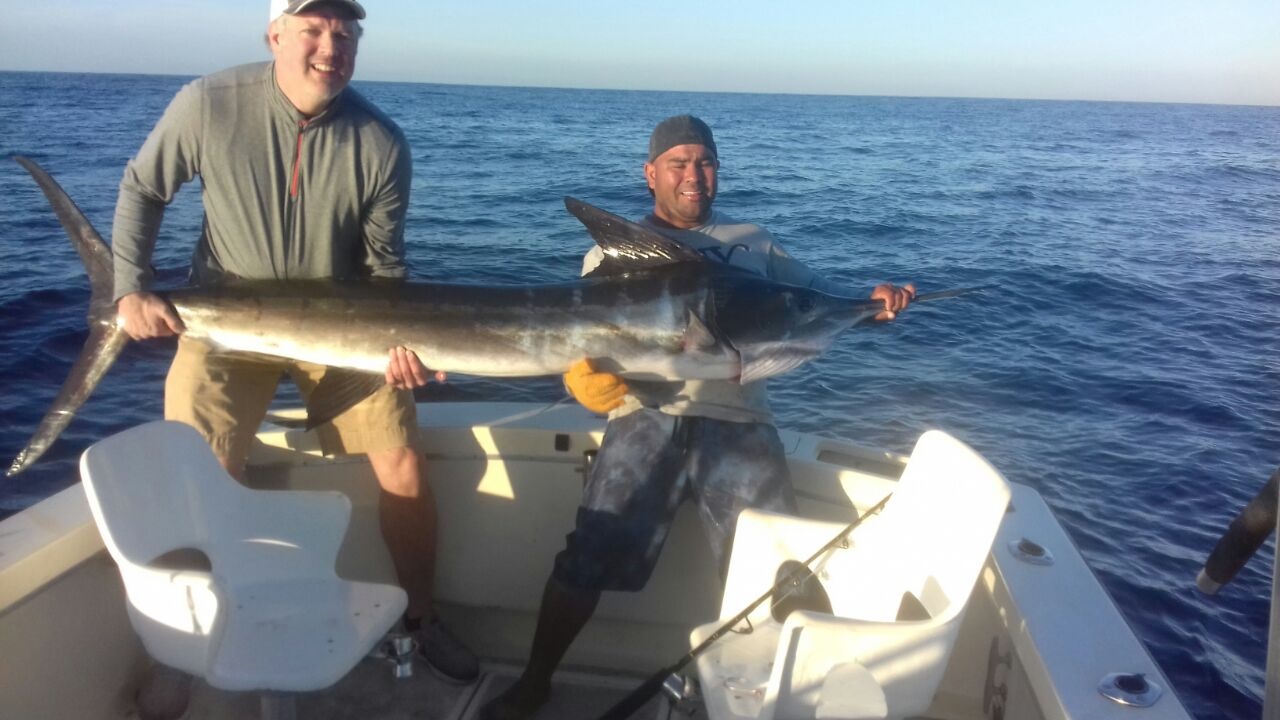 Visiting from Ft Mitchell, KentuckyVIP Guest Jeremy Eubank had a fine “Bucket List” day with Capt Juan today