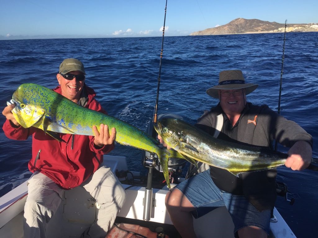 Visiting from Eau Claire, WisconsinVIP Guests Mike Gorell and Donny Foster Panga Fishing today Feb 2 2018 with Capt Hugo