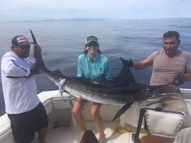 Return VIP Guests Craig and Michele Fant aboard 50′ Viking .. Feb 16/17 2018￼