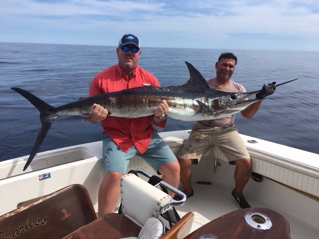 Return VIP Guests Craig and Michele Fant aboard 50′ Viking .. Feb 16/17 2018￼