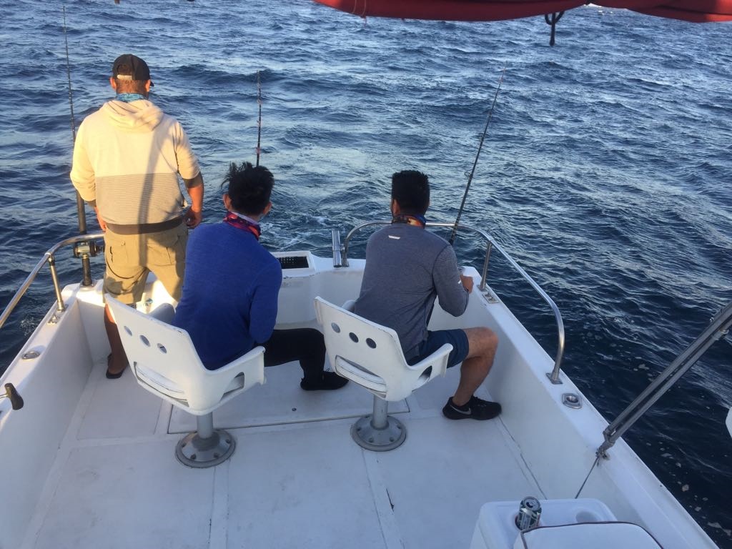 VIP Guests Charlie Pham and Kevin Bo enjoyed a productive day with Capt Manual