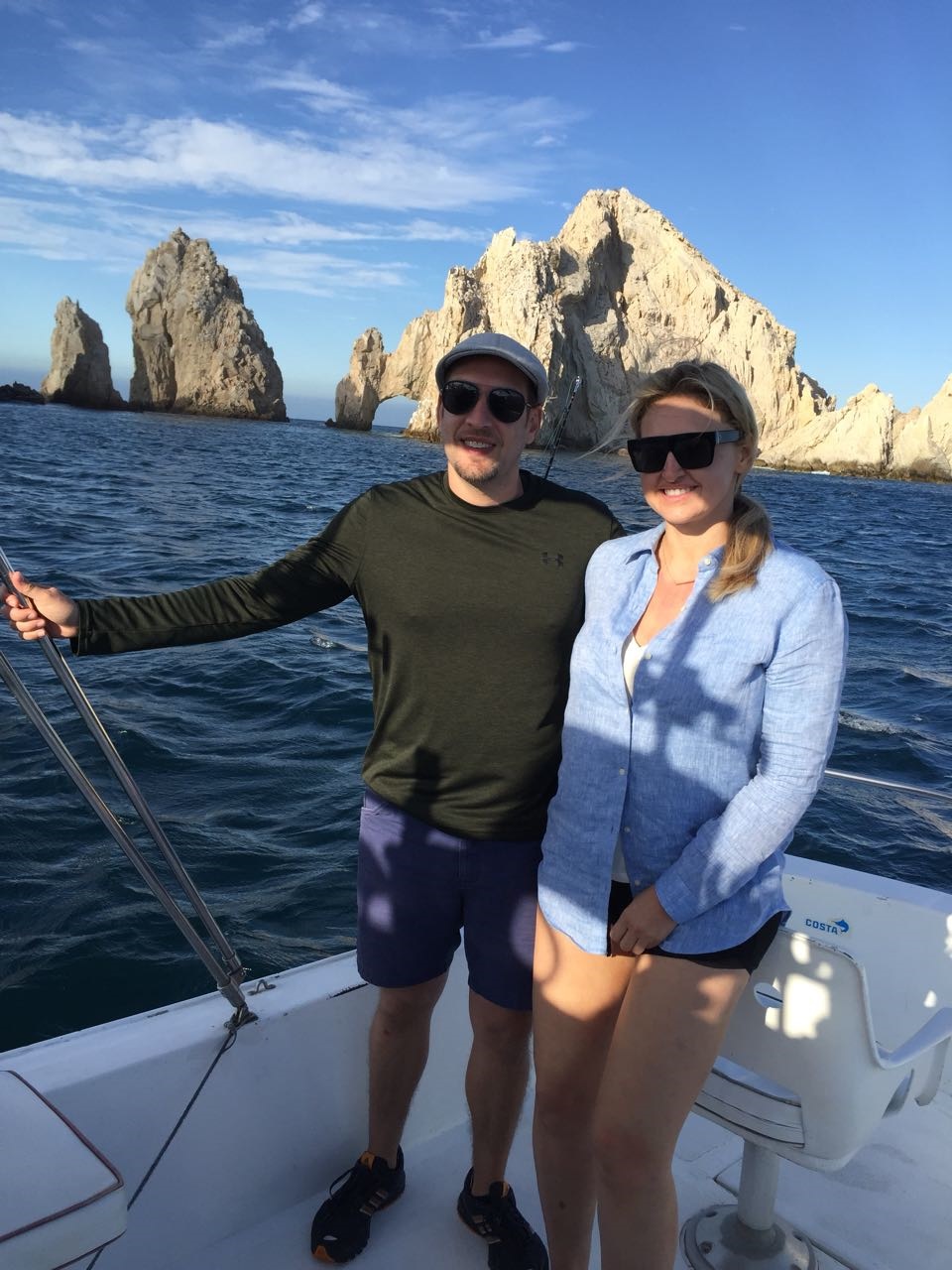 VIP Guests Daniel & Irina Adhoot visiting from Paradise Valley, Arizona with Capt Manuel today.