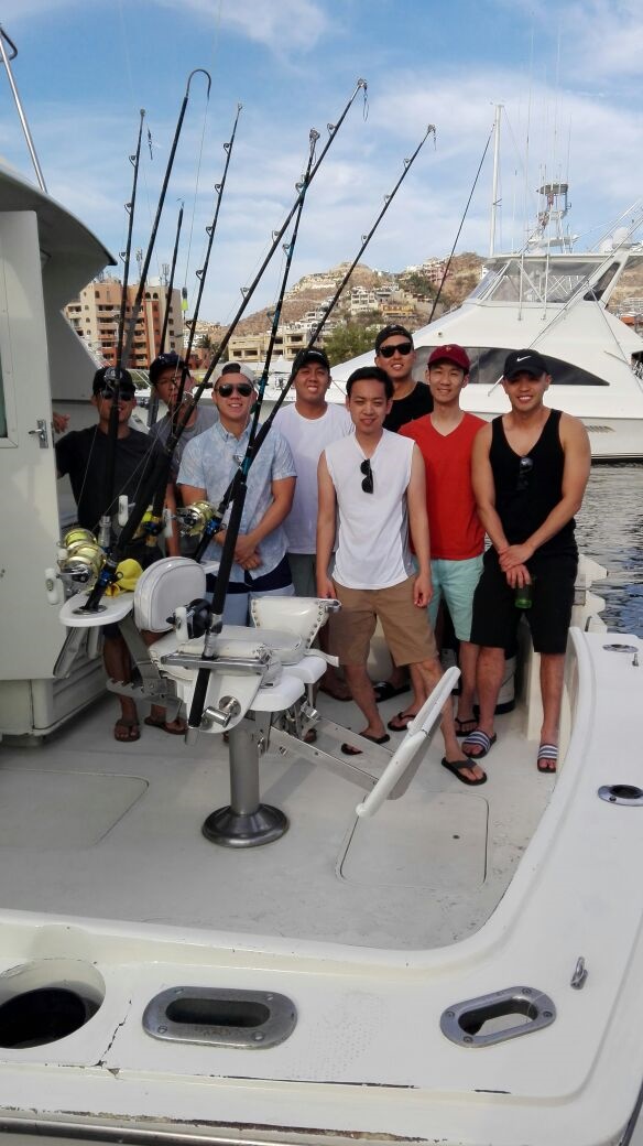 Aboard 43′ Hatteras with Capt Gilberto and Co-Capt Roberto