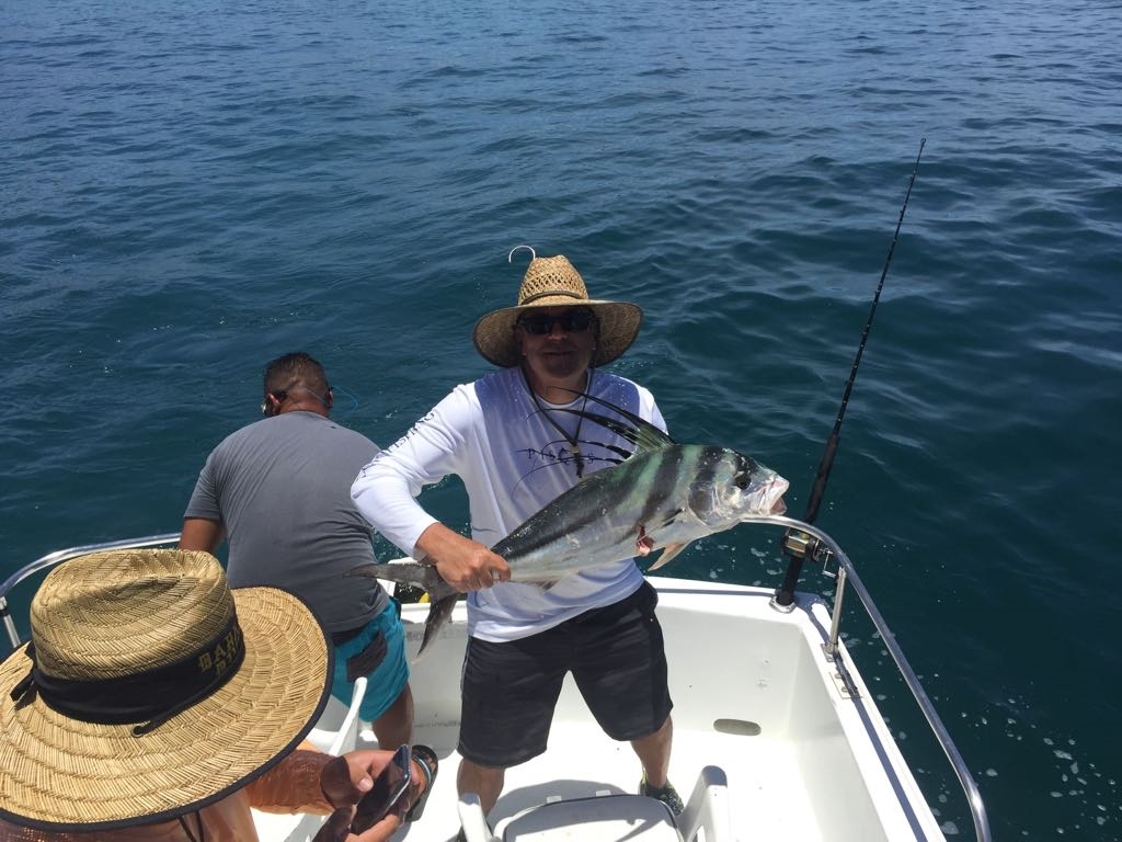 Return VIP Guest Chuck Mune fished today with his son-in-law Josh Dominguez