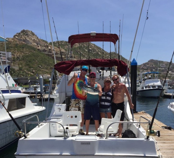 Day two of three for Martin Porreca and Andrew Spanner from Boise Idaho fishing today and Tuesday with Kristen Russell and son Dylan from Stockton, California
