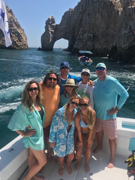 Return VIP Guests Craig and Michele Fant with newbiesBen Fant, Chris, Julia, Addi and Presley Miller, andErica Owen