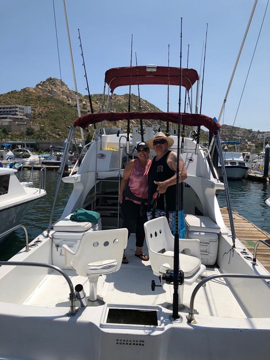 Visiting from Ventura CaliforniaFrank Lucio & Melissa Rivas enjoyed a wonderful day with Capt Manuel