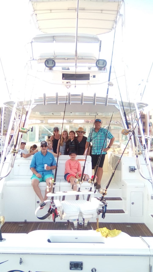 Visiting from Boynton Beach, FloridaThe families of David & Jill Spector and Brendan & Eileen Reilly had an awesome day with Capt