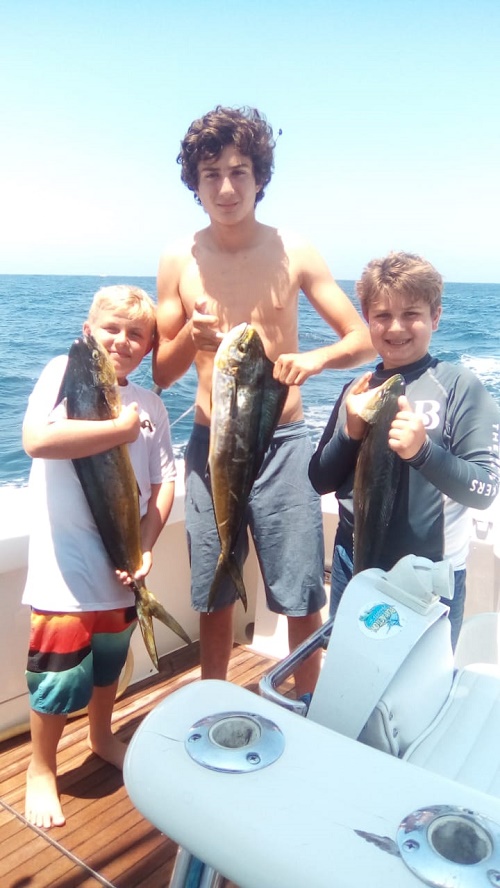 Visiting from Boynton Beach, FloridaThe families of David & Jill Spector and Brendan & Eileen Reilly had an awesome day with Capt