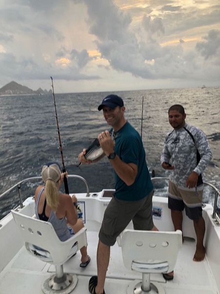 White Bonita which is snack for Blue and Black Marlin :-) and delicious for us!