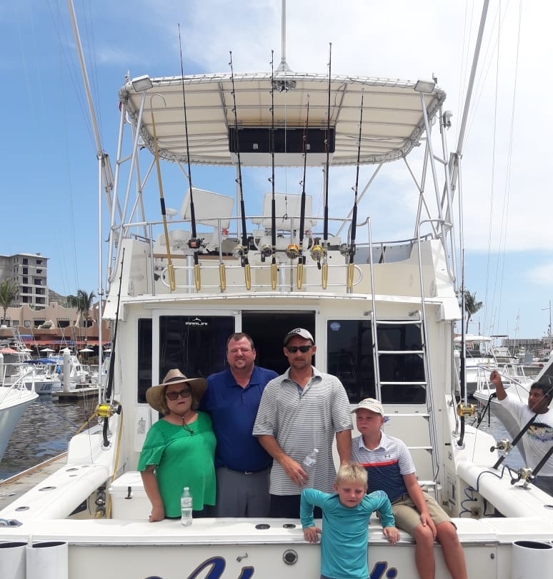 AWESOME Day today for VIP Guests visiting from Ozona, TexasWes & Lindsy Bean, Helen Bean, Chad Flanagan and the children had a blast!
