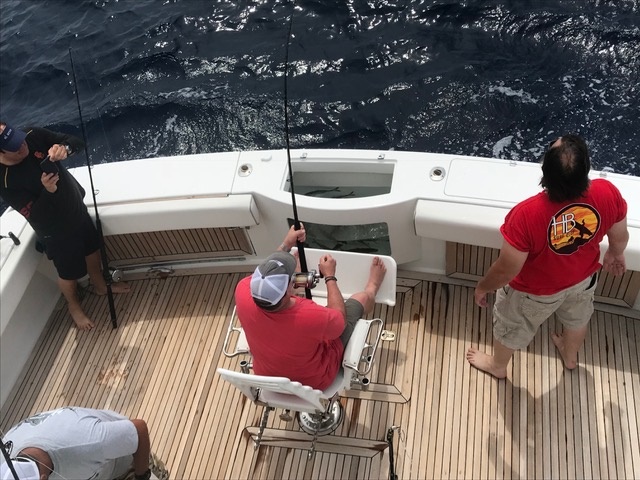 Dad and Brothers aboard 68′ Luxury Yacht with Capt Pancho, Chef Ruben and Mate Nacho