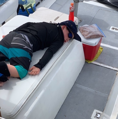 And then he got to sleep 