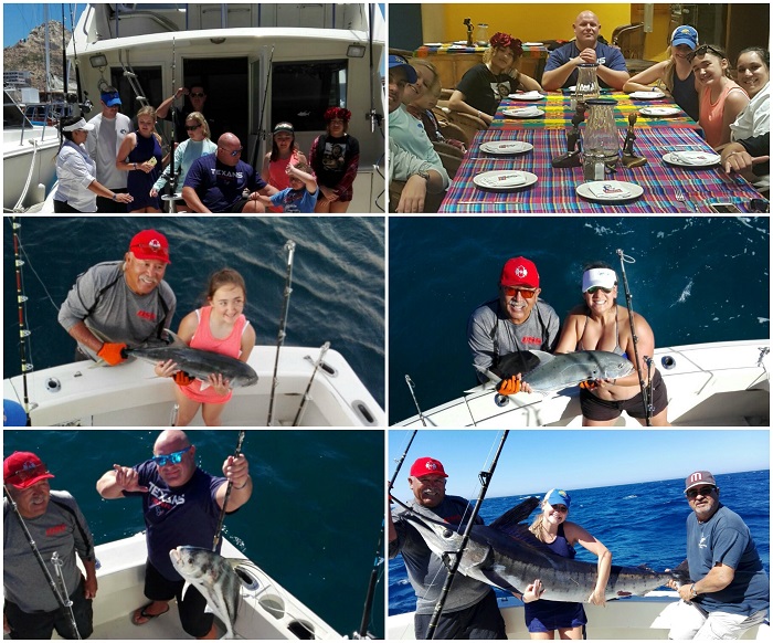 Kevin & Lucinda Henry spent the day with us on our 43′ Hatteras