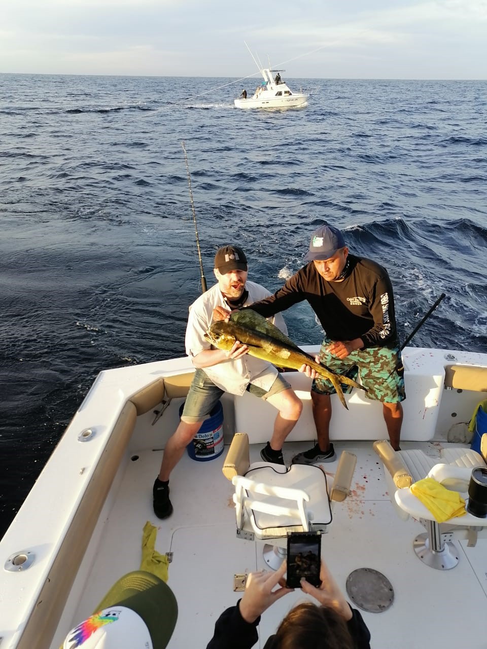 Mark Thiessen Group visiting from Barrhead Alberta Canada first dorado boated early!
